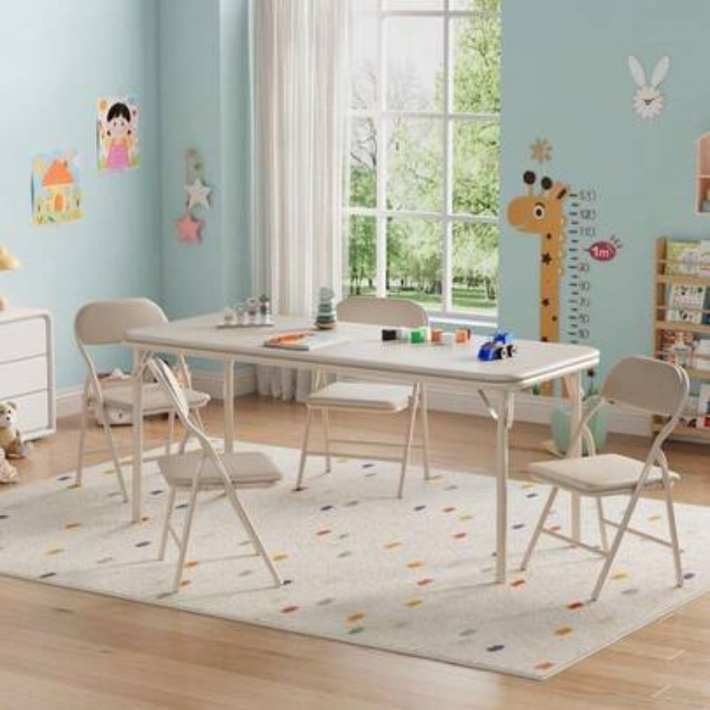 Kids Outdoor Furniture - Kids Activity Table Set Folding Play