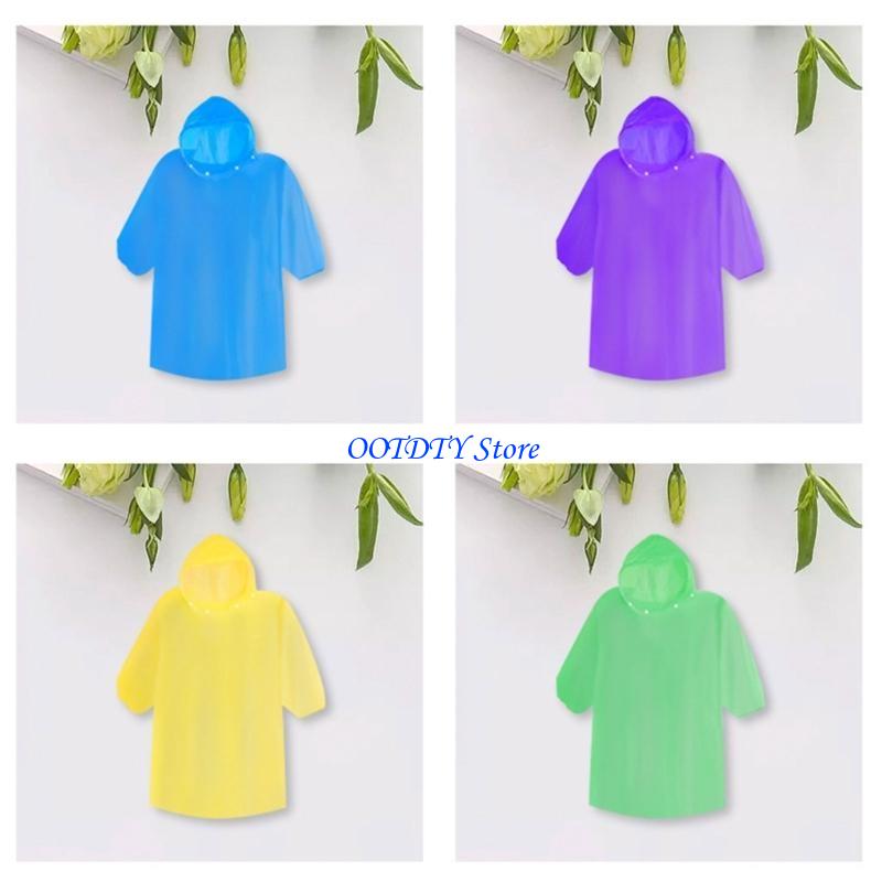 Kids Outdoor Climbing Structure - 367A 7pcs Disposables Raincoats for Children