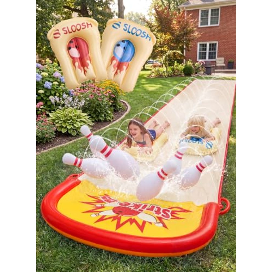 Kids Outdoor Slide Set - Backyard outdoor fun for kids: 20FT