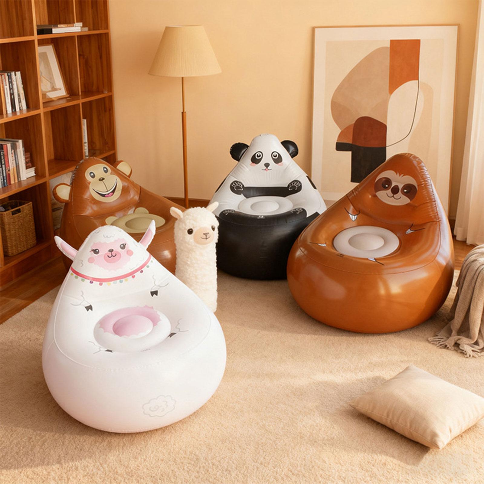 Kids Outdoor Furniture - Inflatable Lazy Sofa Kids Cartoon Sofa