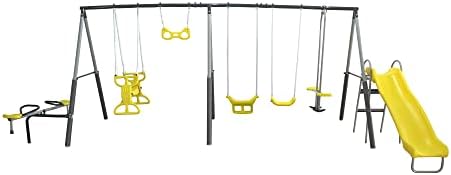 Kids Outdoor Slide Set - Sun Playground Metal A Fe Kids