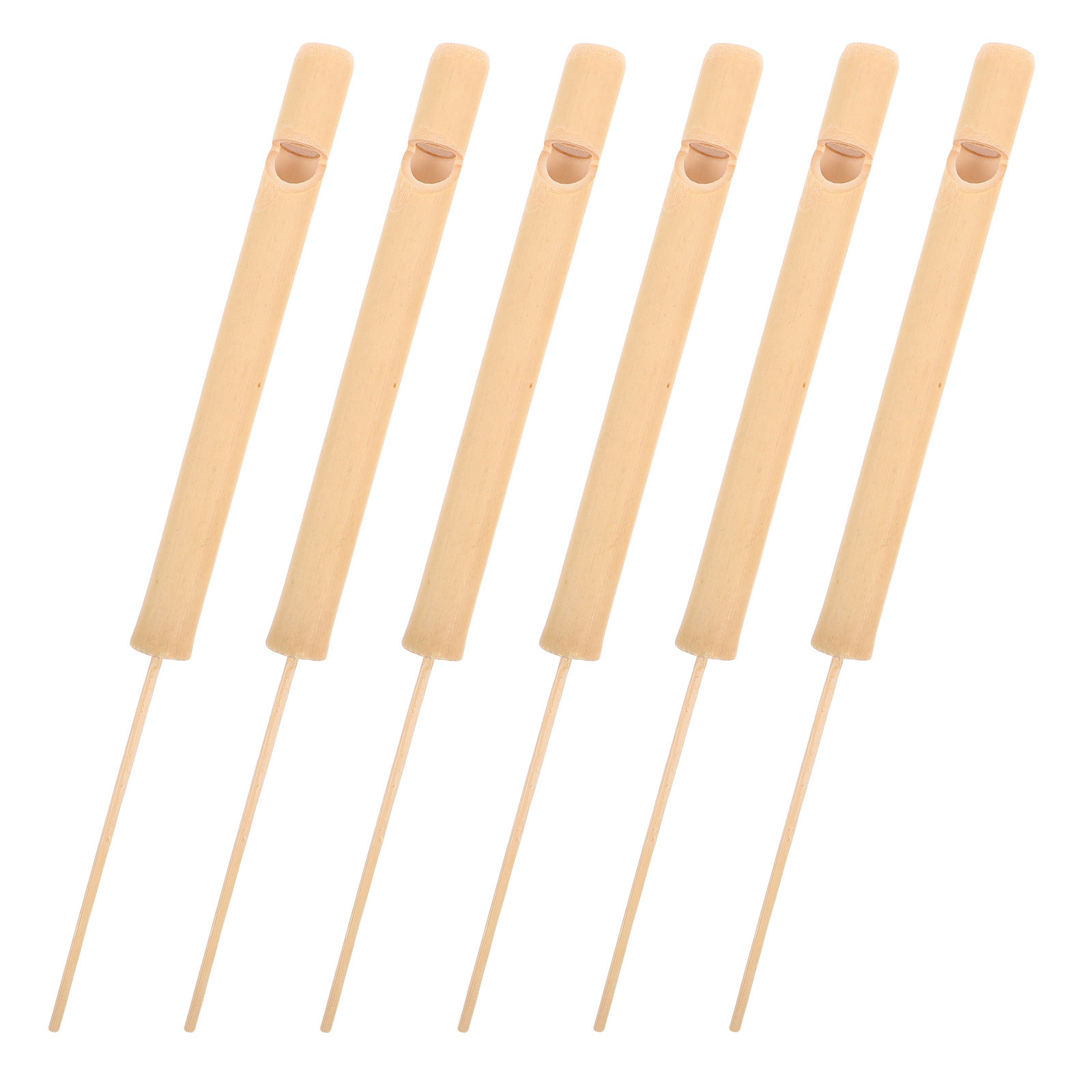 Kids Outdoor Music - 6Pcs Wooden Children's Bird Whistles Mini