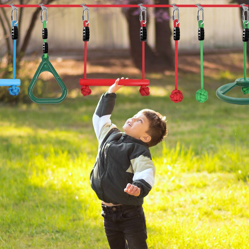 Kids Outdoor Gym Equipment - Kids Outdoor Sports Toy Set Backyard