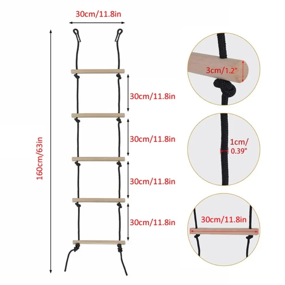 Children Climbing Rope Ladder  - огляд і ціна Kids Outdoor Ladder
