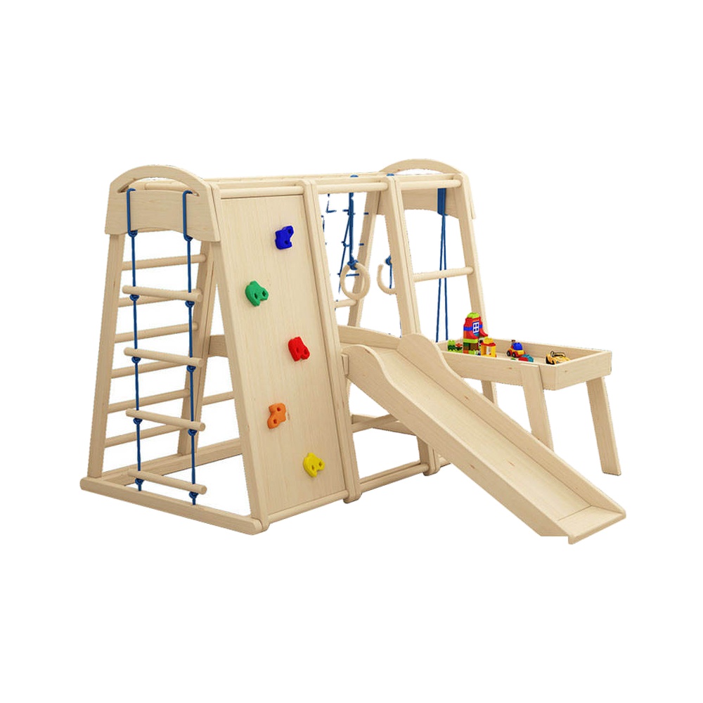 Indoor Outdoor Wooden Children - огляд і ціна Kids Outdoor Gym Equipment