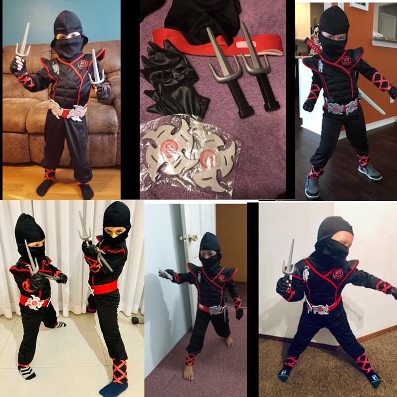 Ninja Costume Boy Halloween Ki - огляд і ціна Kids Outdoor Ninja Warrior Course