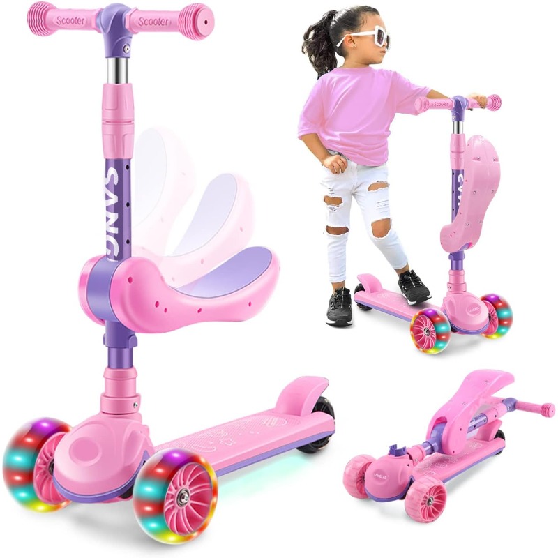 2-in-1 Kids Kick Scooter with  - огляд і ціна Kids Outdoor Lights