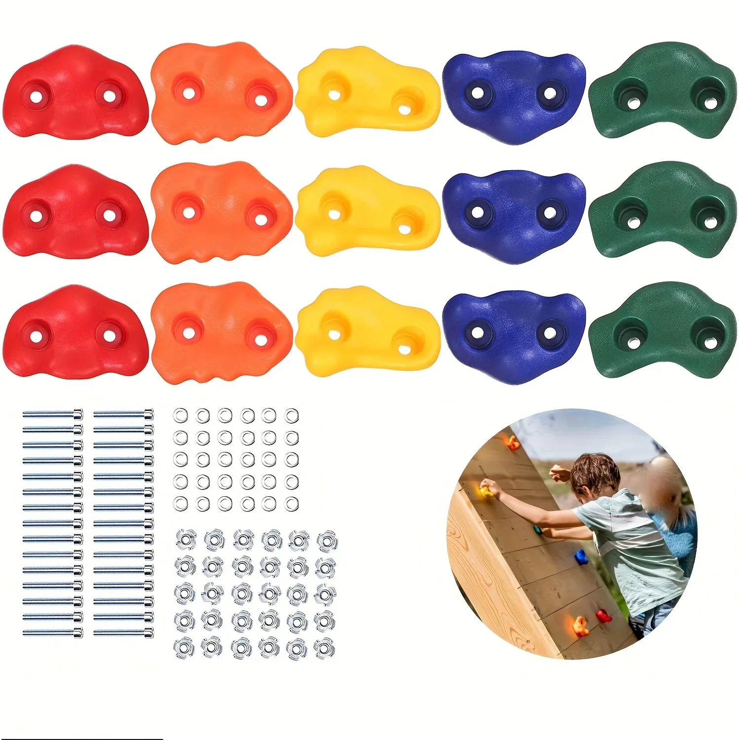 Children Climbing Wall Stones  - огляд і ціна Kids Outdoor Climbing Structure