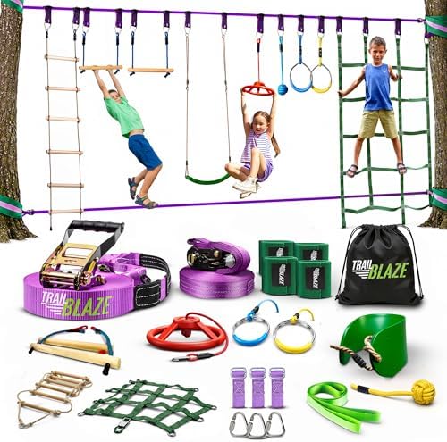 Obstacle Course for Kids - Out - огляд і ціна Kids Outdoor Monkey Bars