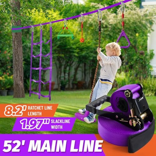 Obstacle Course for Kids-Slack - огляд і ціна Kids Outdoor Monkey Bars
