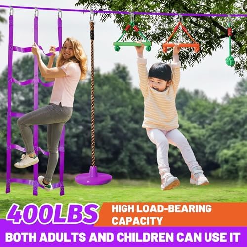Obstacle Course for Kids-Slack - огляд і ціна Kids Outdoor Monkey Bars