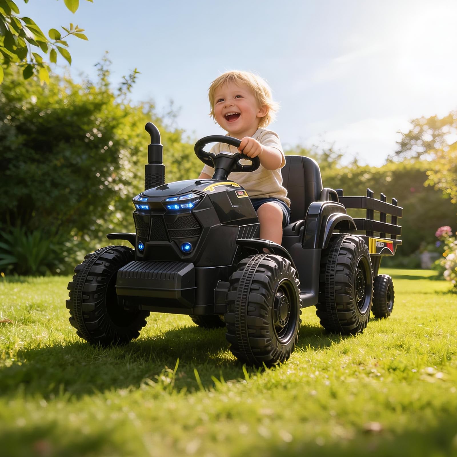12V Kids Ride On Tractor With  - огляд і ціна Kids Outdoor Music
