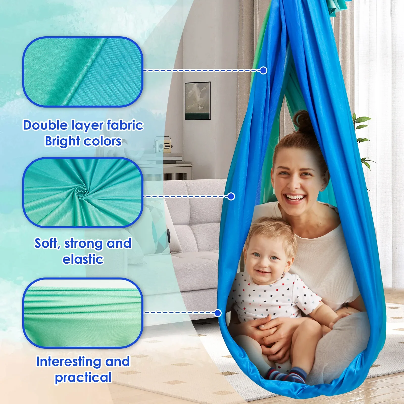 Sensory Swing Comfortable Kids - огляд і ціна Kids Outdoor Furniture