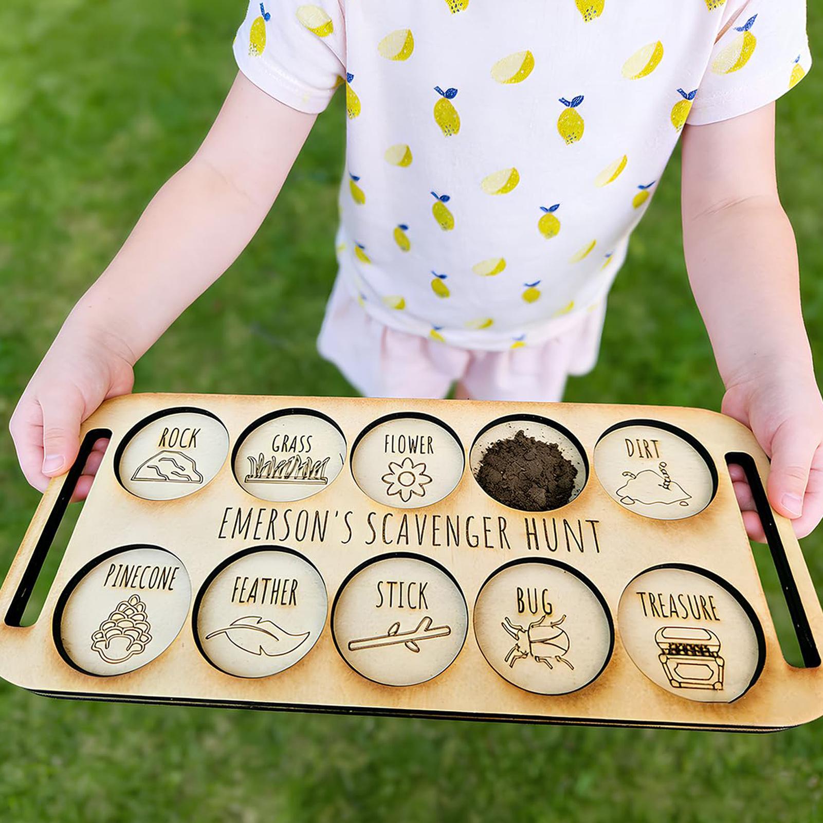 Scavenger Hunt for Kids Wooden - огляд і ціна Kids Outdoor Nature Scavenger Hunt