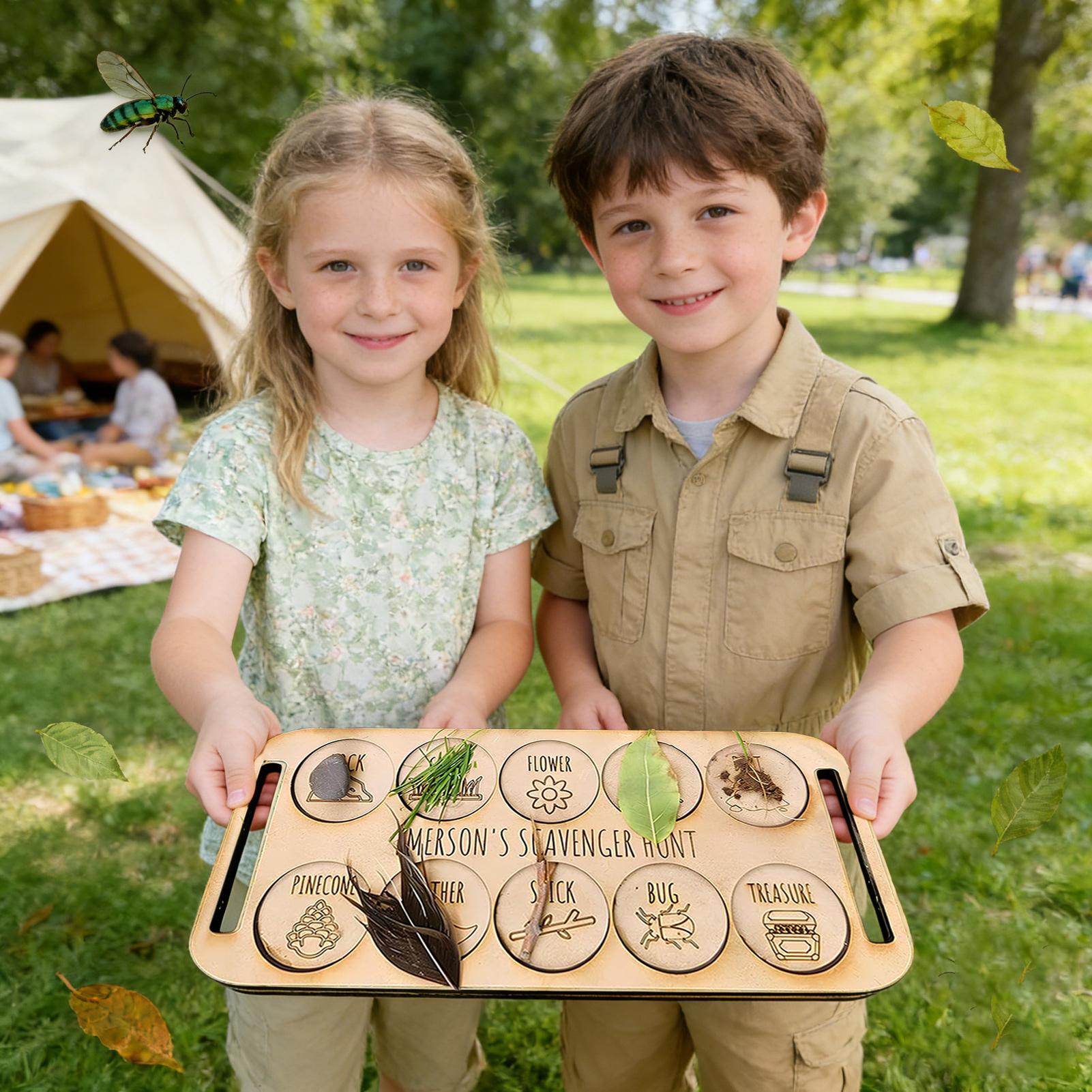 Scavenger Hunt for Kids Wooden - огляд і ціна Kids Outdoor Nature Scavenger Hunt