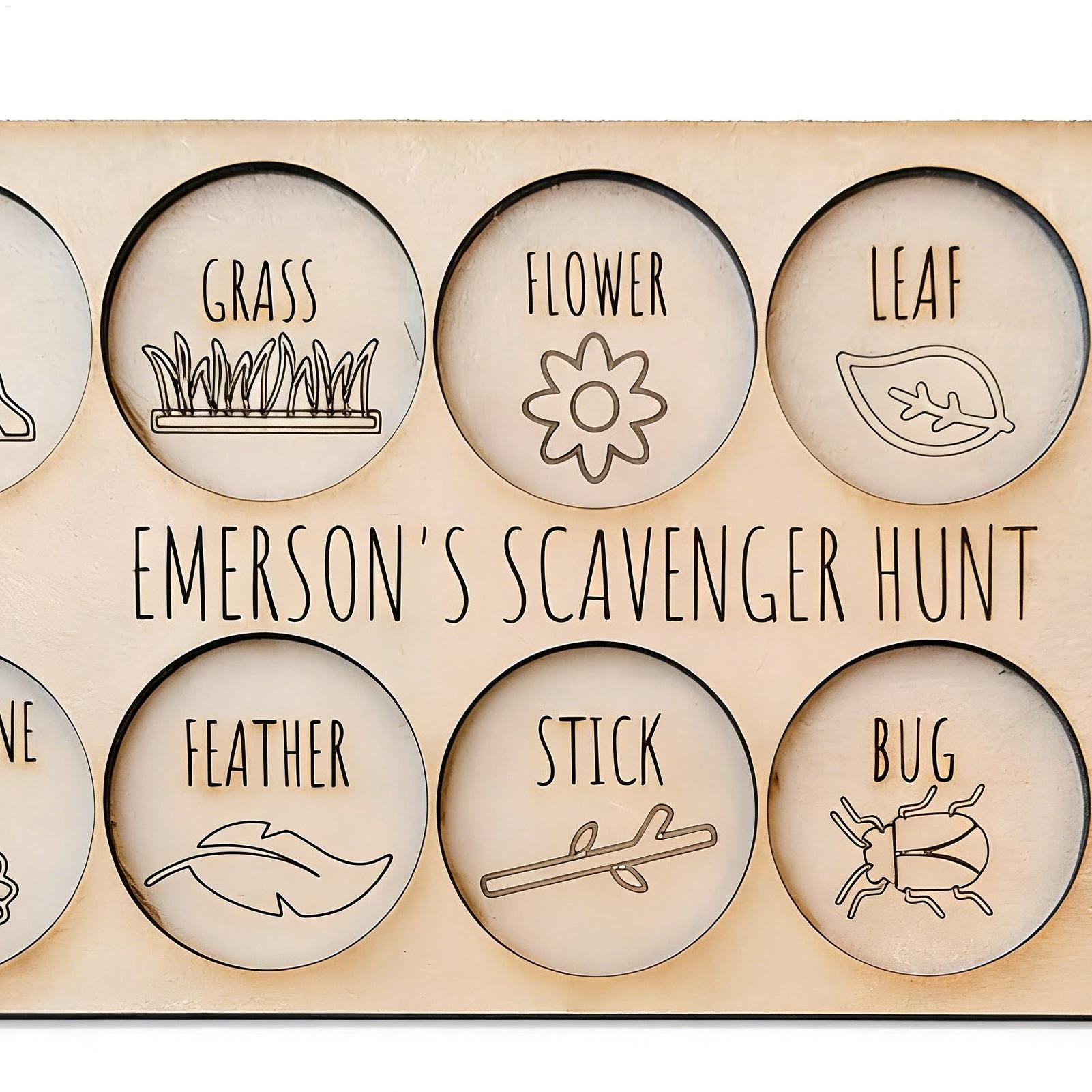 Scavenger Hunt for Kids Wooden - огляд і ціна Kids Outdoor Nature Scavenger Hunt