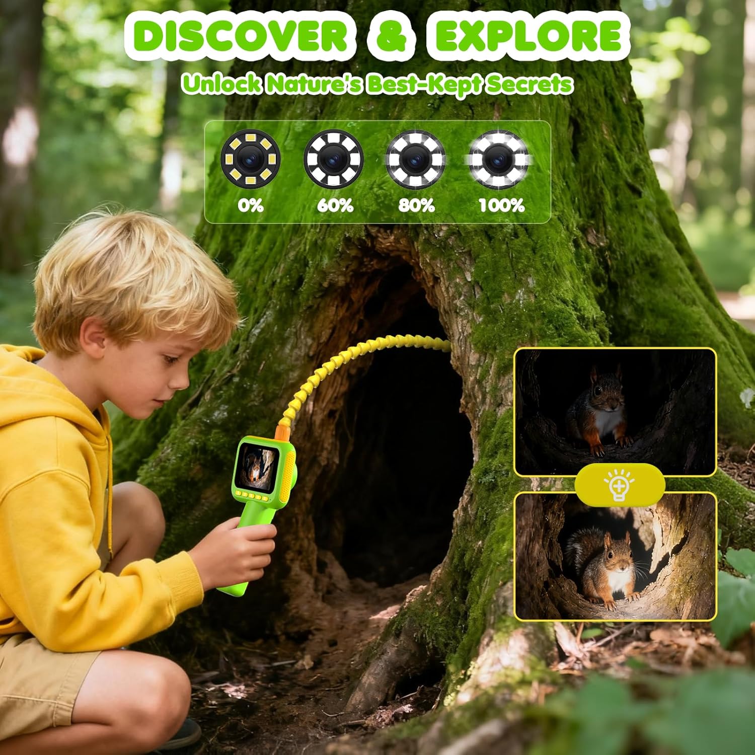 Endoscope for Kids, Borescope  - огляд і ціна Kids Outdoor Lights