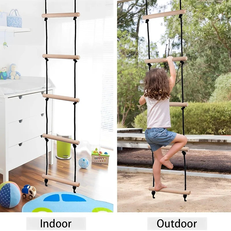 Children Climbing Rope Ladder  - огляд і ціна Kids Outdoor Ladder