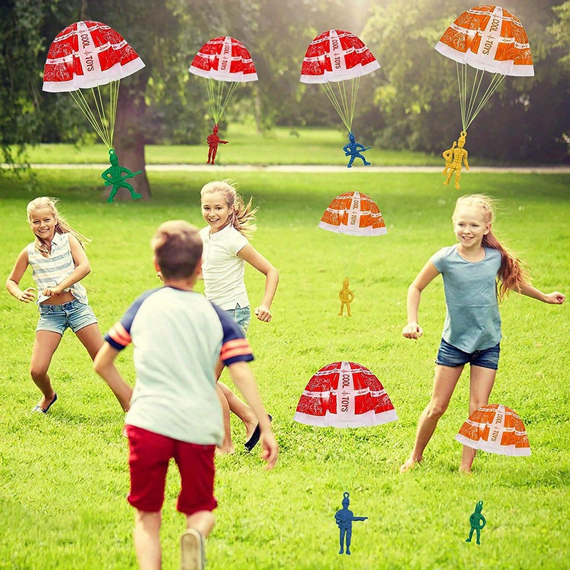 10/100pcs Parachute Toys for K - огляд і ціна Kids Unique Outdoor Toys