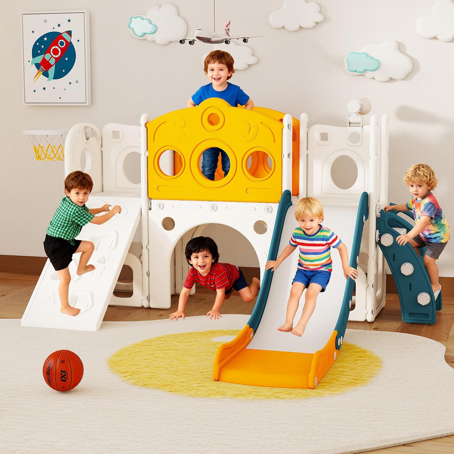 9 in 1 Toddler Slide Set Playg - огляд і ціна Kids Outdoor Slide Set