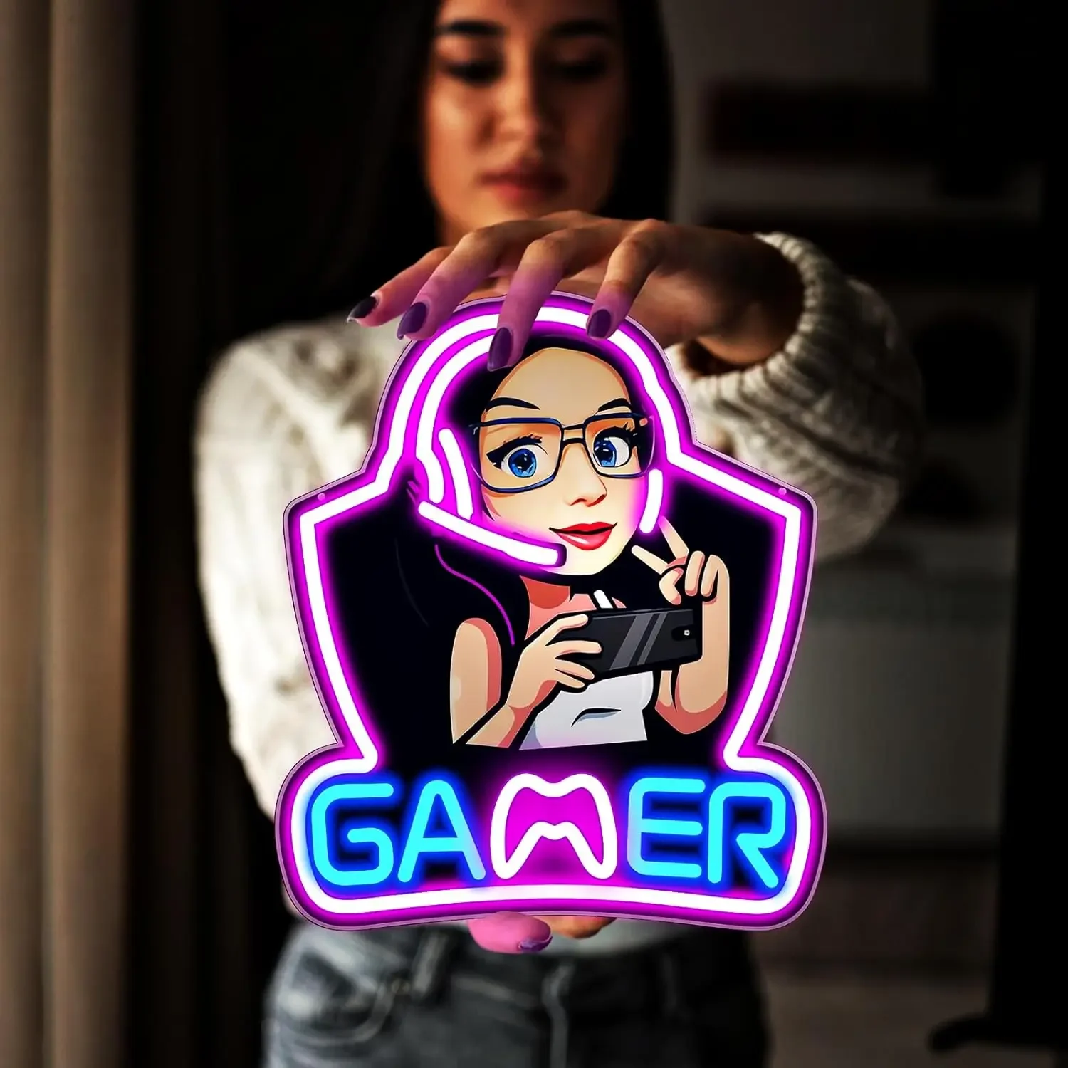 Monkey Gamer Neon Sign USB Dim - огляд і ціна Kids Outdoor Monkey Bars