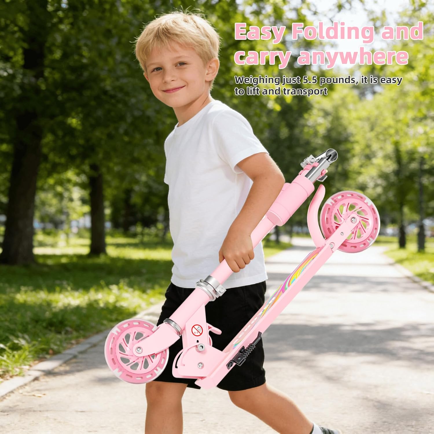 Lightweight Foldable Kick Scoo - огляд і ціна Q Kids Outdoor