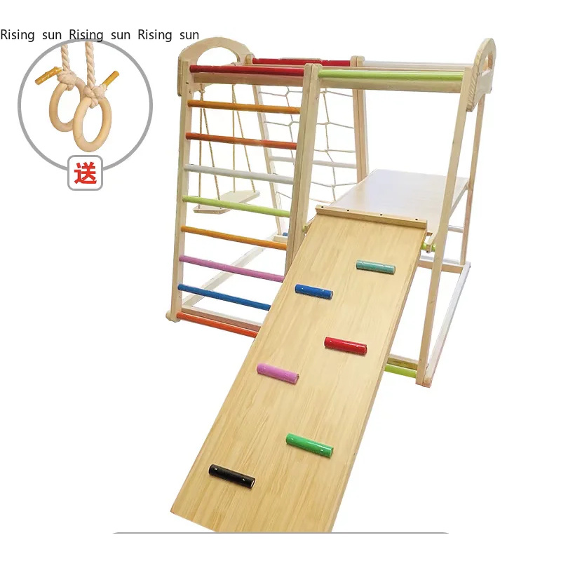Wooden Climbing Frame Indoor P - огляд і ціна Kids Outdoor Climbing Structure
