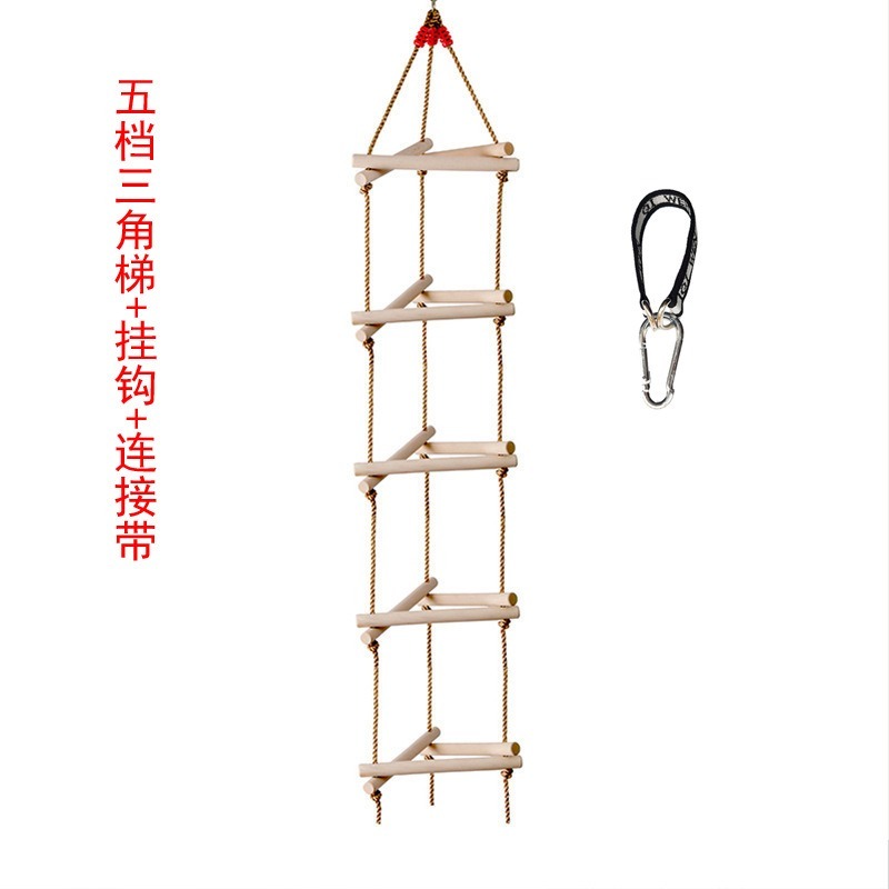 5 Rungs Single Head Wooden Tri - огляд і ціна Kids Outdoor Ladder