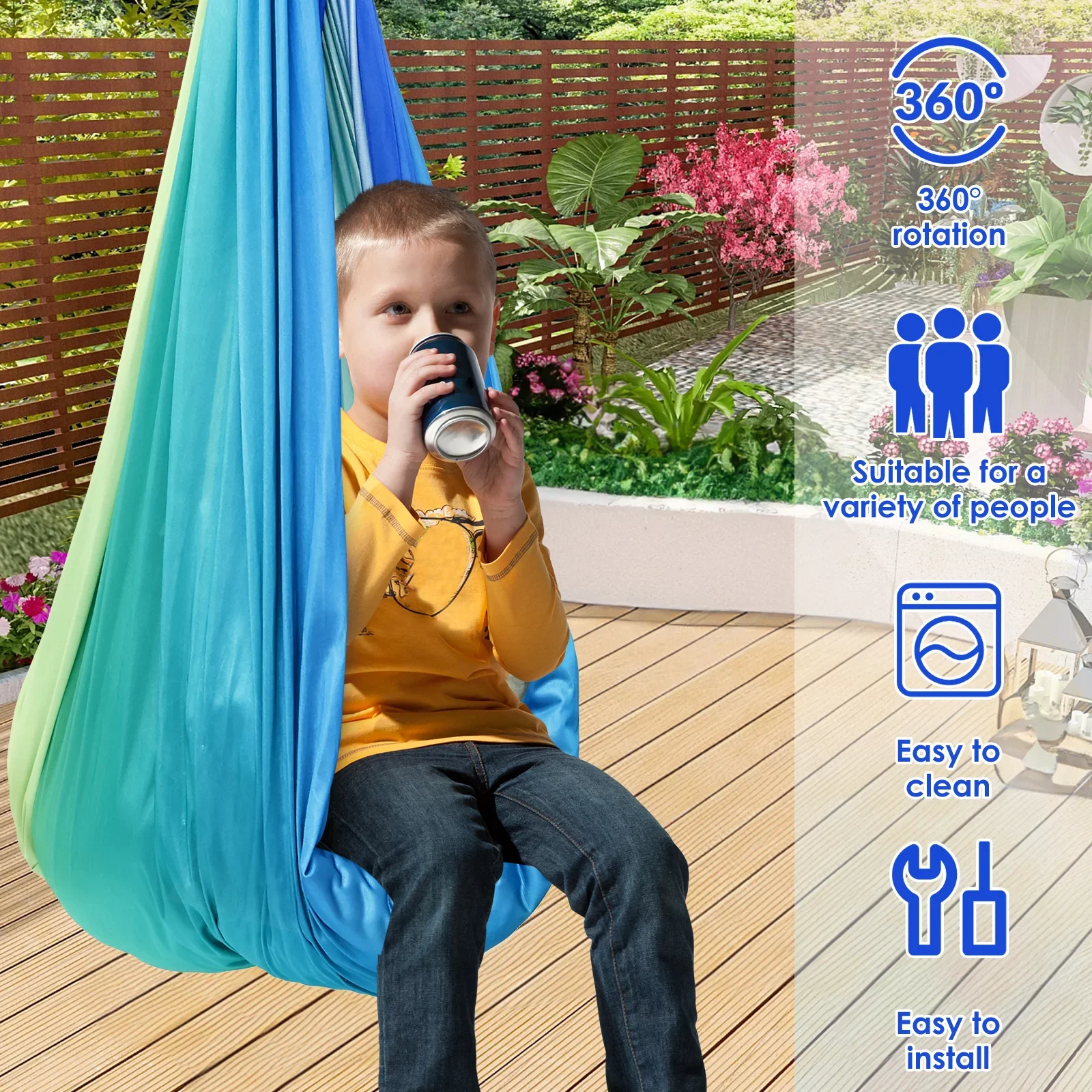 Sensory Swing Comfortable Kids - огляд і ціна Kids Outdoor Furniture