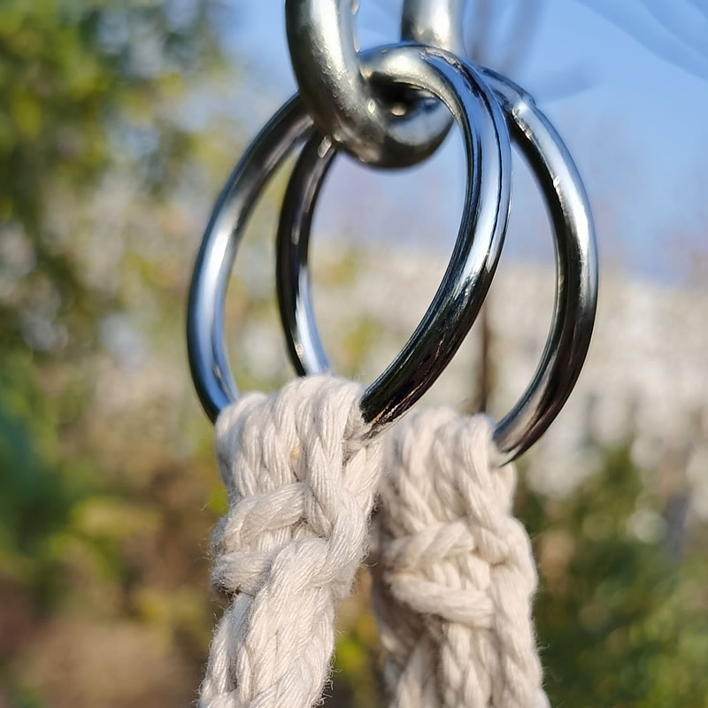 2025 Nordic Garden Handmade Kn - огляд і ціна Kids Outdoor Hanging Chair
